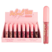 LOFSHE Velvet Glow Lip Gloss | Creamy Silky Finish (48-Piece Display Set)
