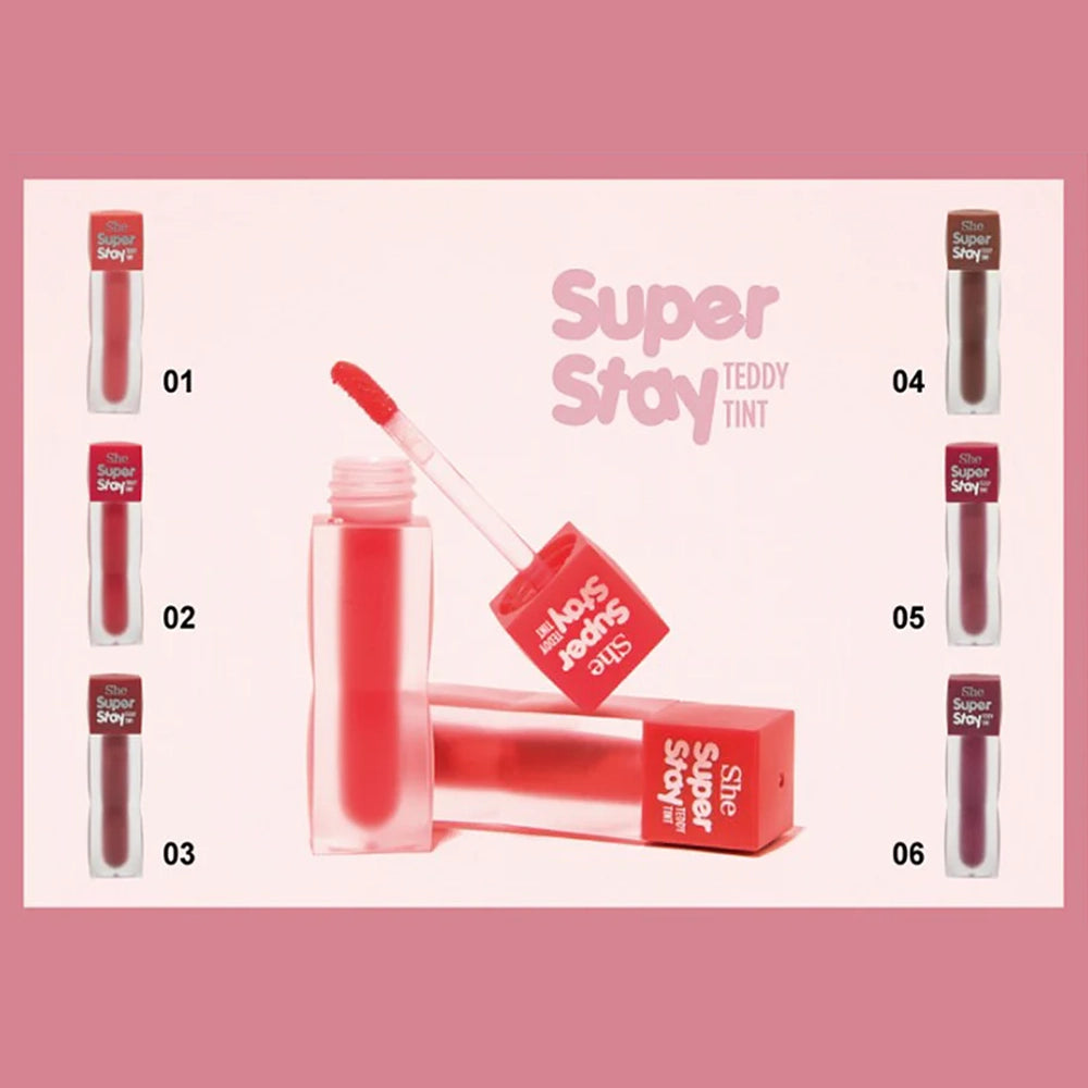 S.HE - Super Stay Teddy Lip Tint