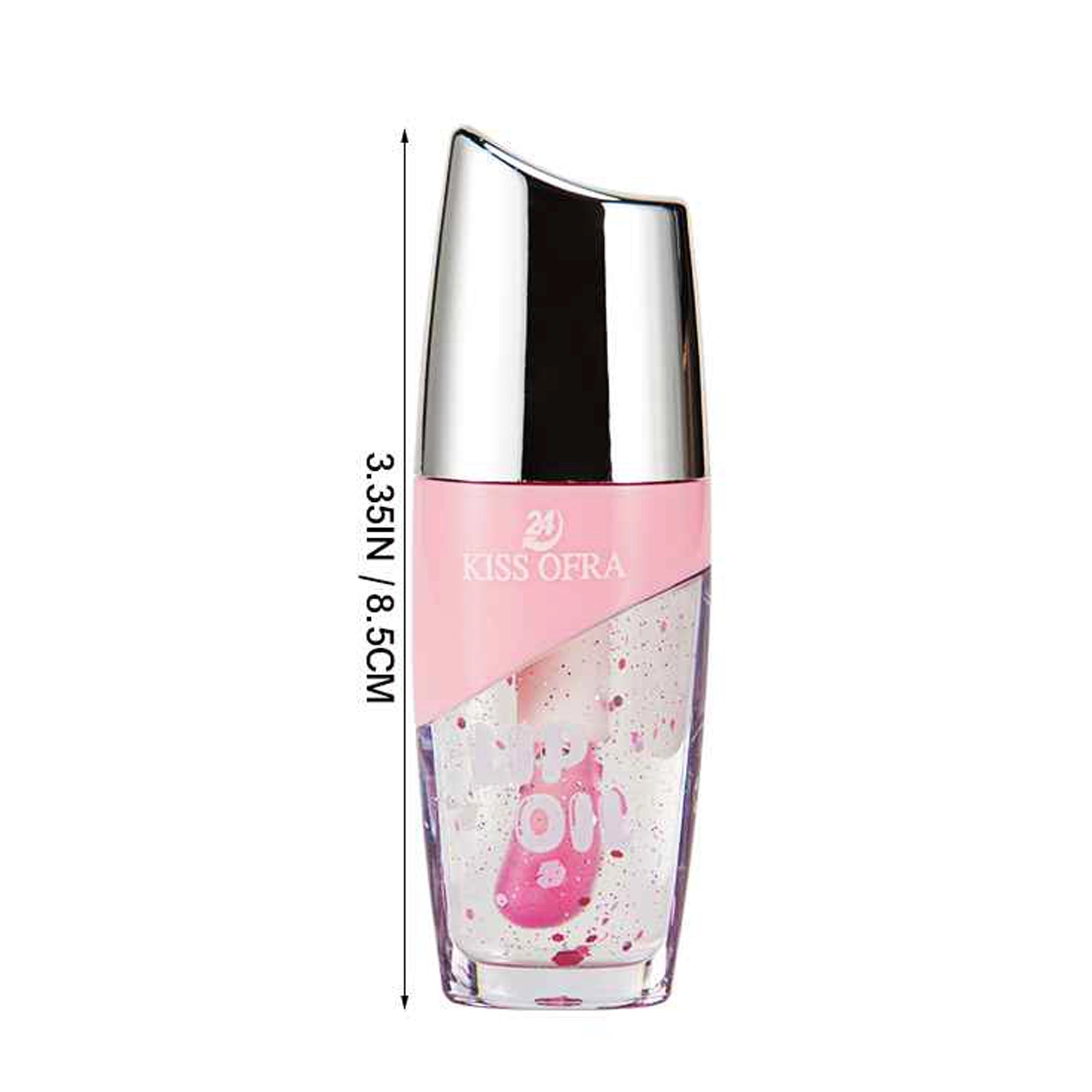 Kiss Ofra Hydrating Lip Oil Gloss Bulk Set (24-Pack) – Clear High-Shine Conditioning Lip Glow Oil (LG20)