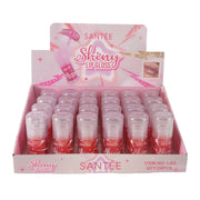 Santée Shiny Lip Gloss Wholesale Display Box – Bulk Makeup Set, High-Shine Glitter Lip Gloss for Retail
