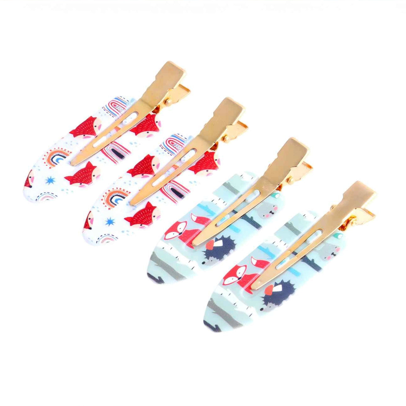 No-Bend Hair Clips – 2pk/3pk Crease-Free Makeup & Styling Alligator Clips for Salon & Home Use (LHC28)