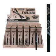 Santée Waterproof Liquid Eyeliner Pen – 24HR Long-Lasting Smudge-Proof Eye Makeup (Black) (LIQ1)