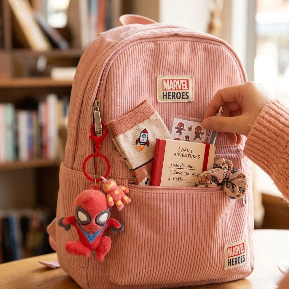 Heroic Character Plush Keychains – Soft Figurine Keyring with Mini Charm – Red Lobster Clip Accessory for Backpacks, Bags, and Party Favors (LKC24A)