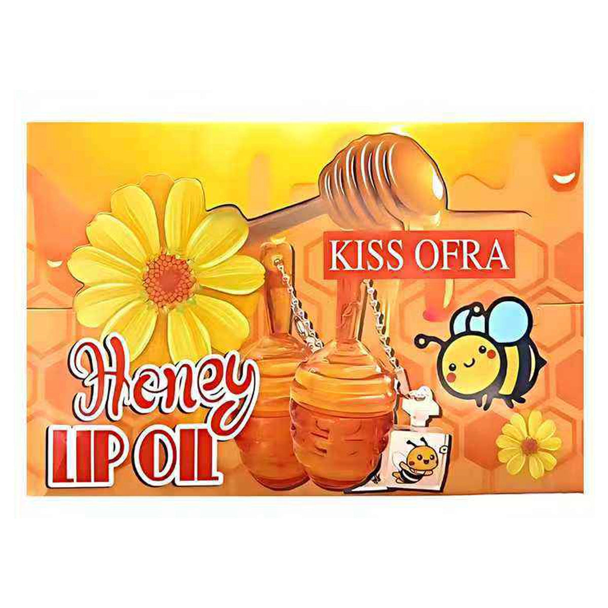 Kiss Ofra Honey Lip Oil Keychain (LLG06)