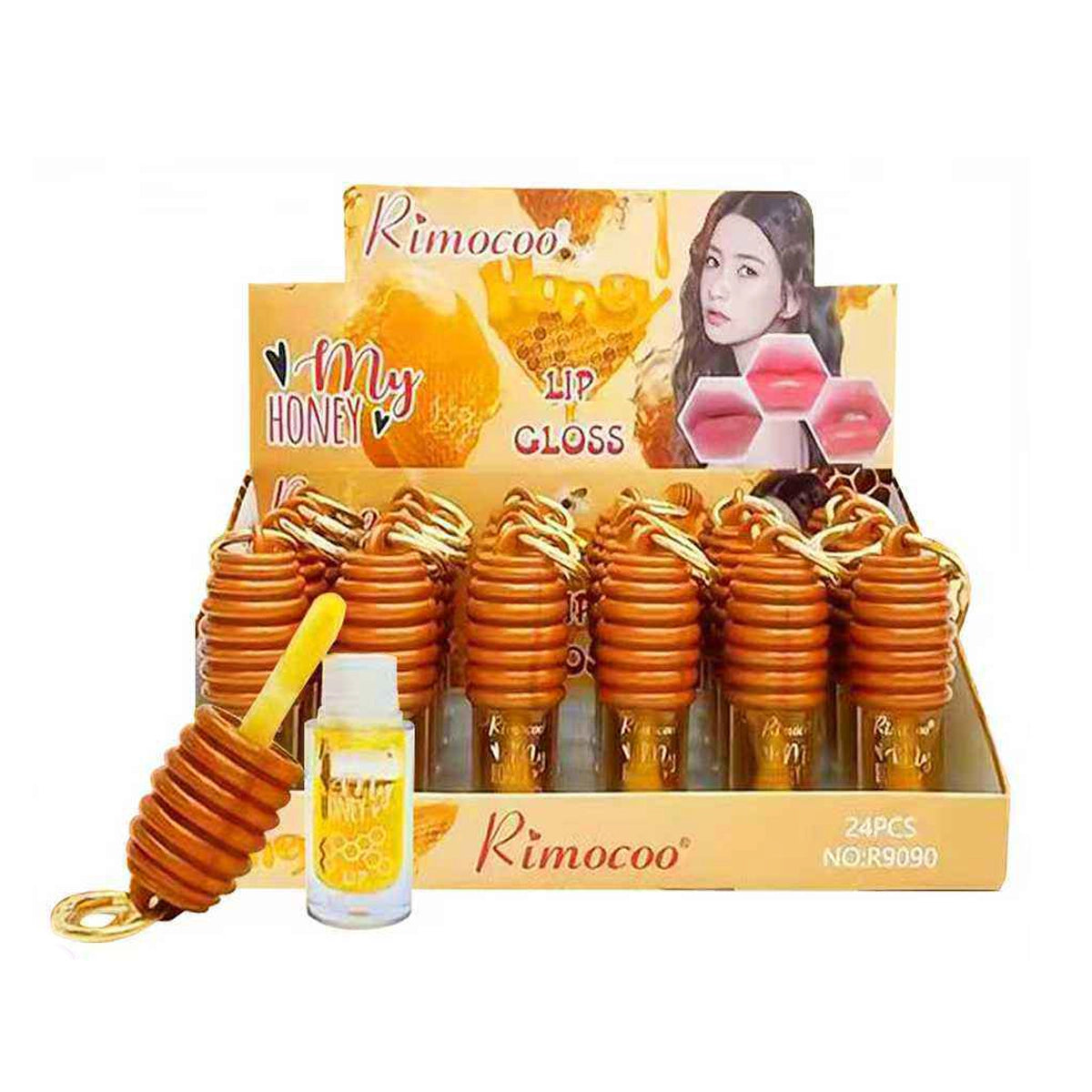 Honey Dipper Lip Gloss Keychain (LLG10)