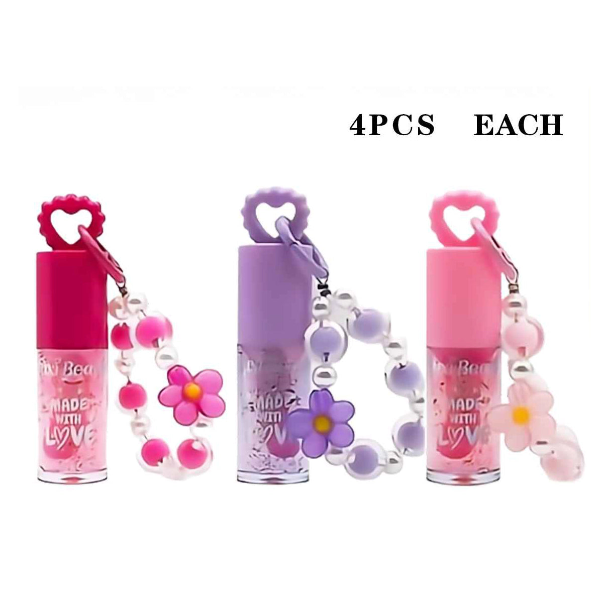 Muxi Beauty "Love You" Keychain Lip Gloss (LLG14)