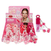 Cute Muxi Beauty Lip Gloss Keychain Set (LLG15)