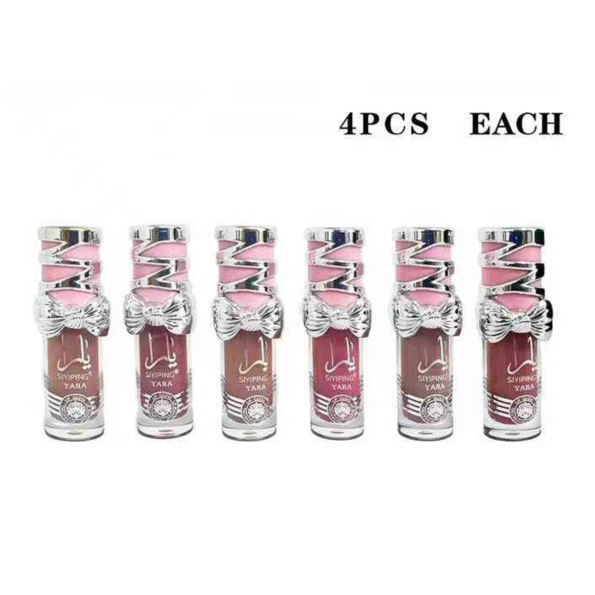 Siyinping Yara 24-Piece Liquid Lipstick Set – Long-Lasting, High-Pigment Lip Gloss Bulk Display Box, Matte & Glossy Shades, Elegant Bow Packaging (SYP-LG201)