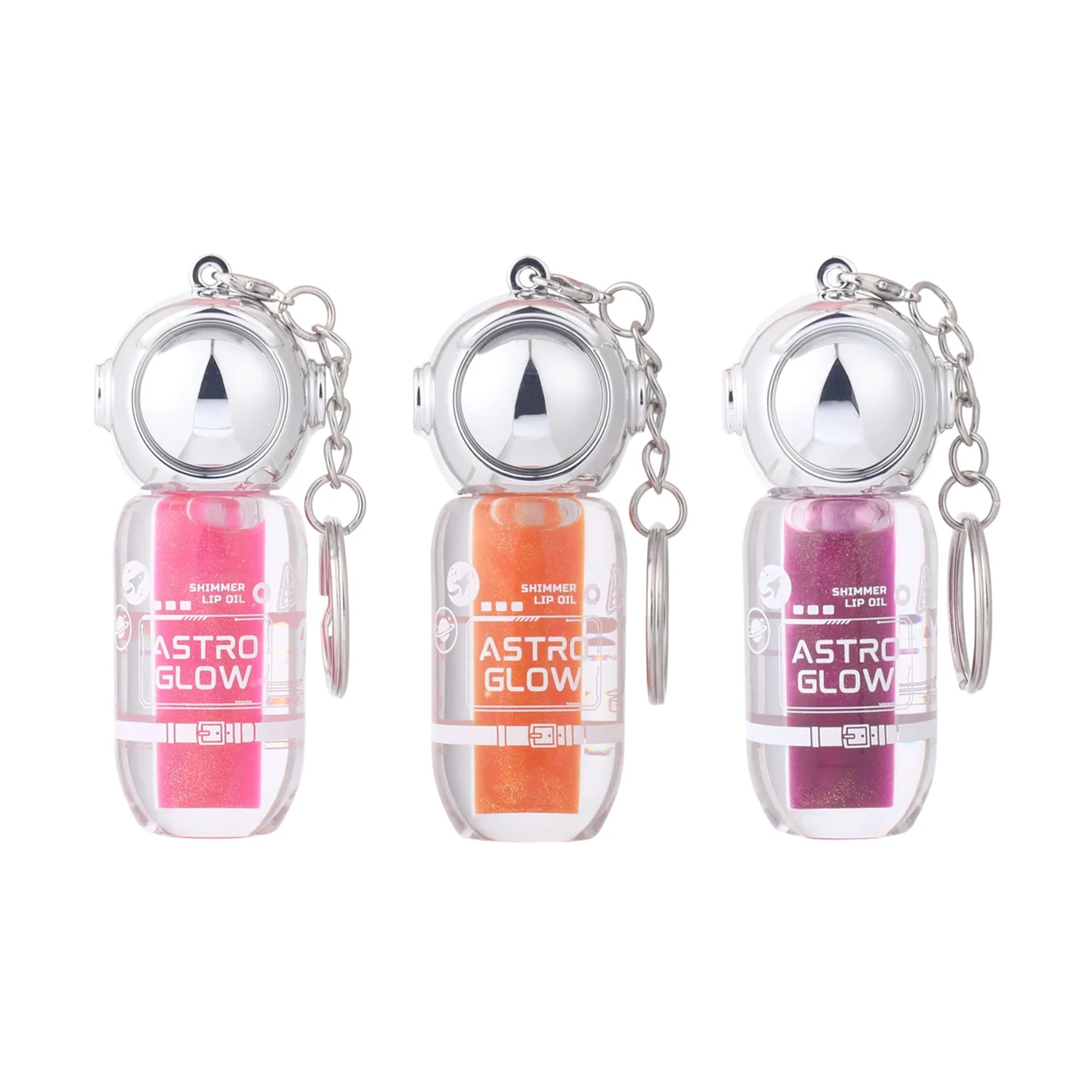Romantic Beauty - Astro Glow Shimmer Lip Oil Keychain