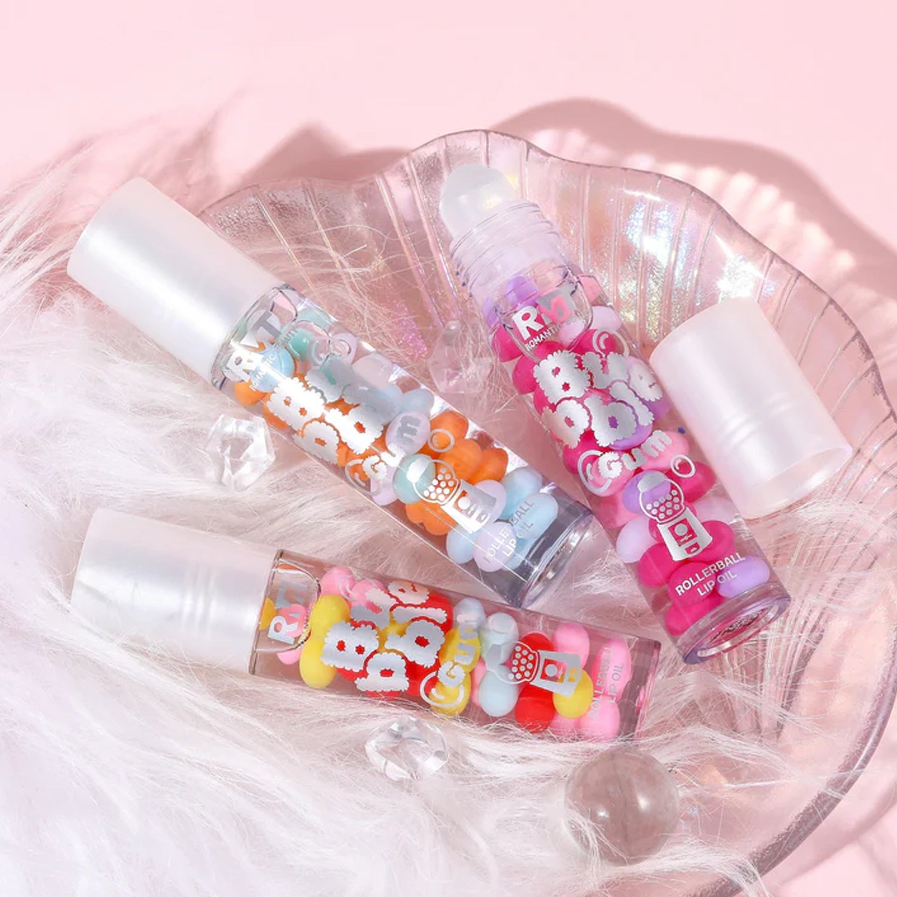 Romantic Beauty - Bubble Gum Rollerball Lip Oil