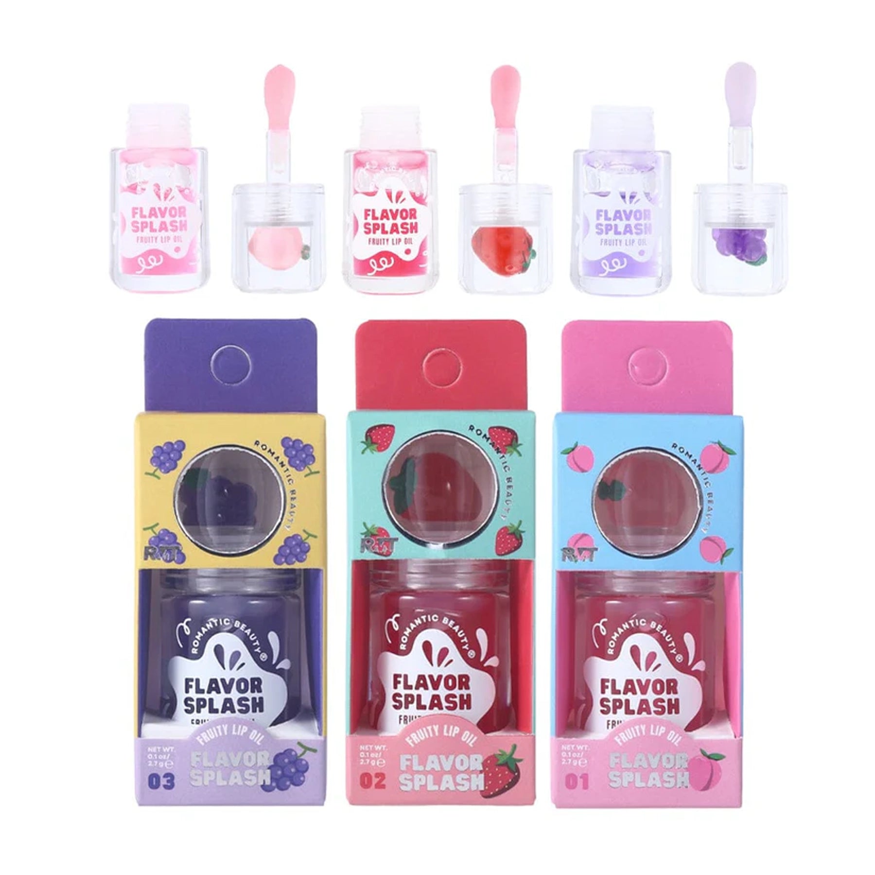 Romantic Beauty - Flavor Splash Fruity Lip Oil