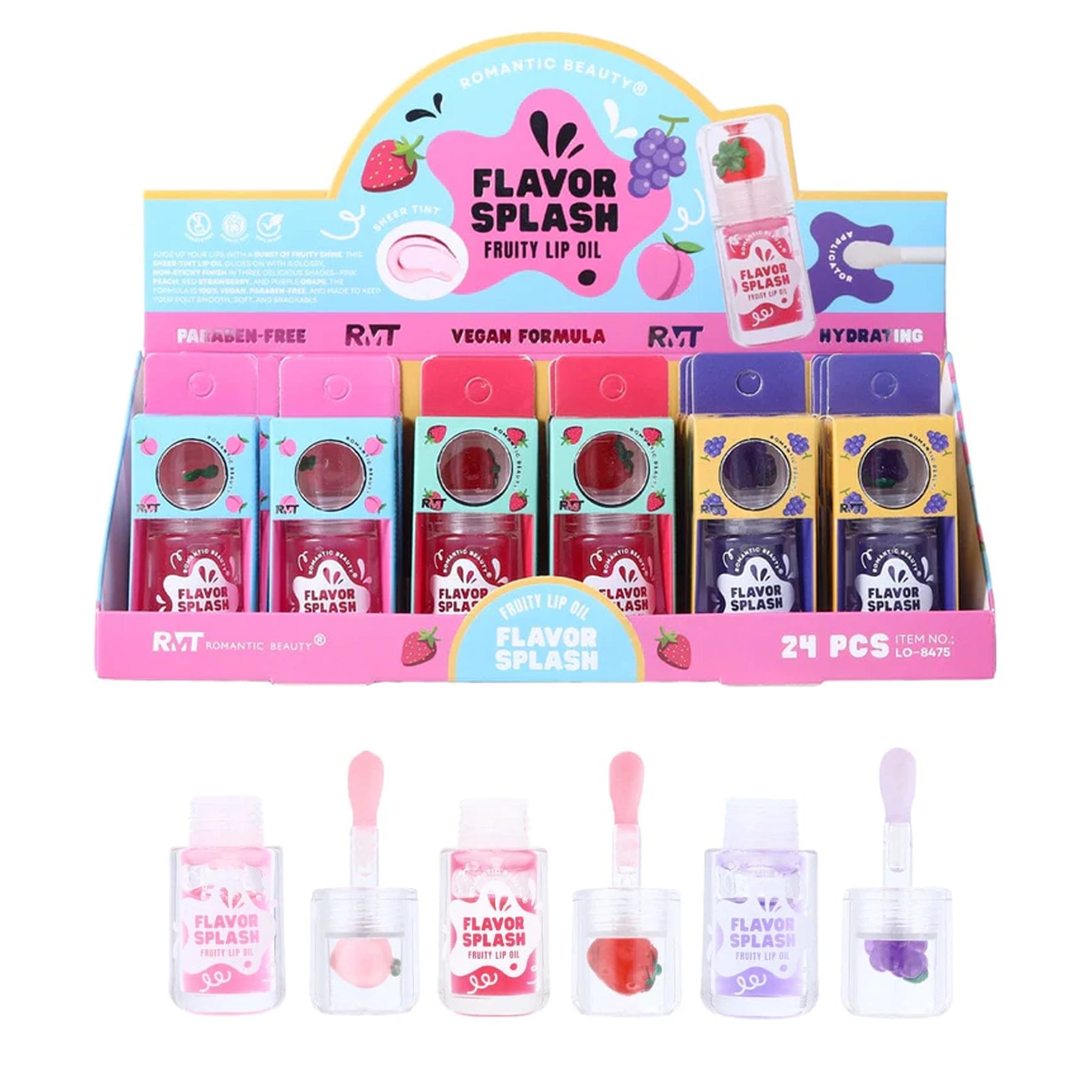 Romantic Beauty - Flavor Splash Fruity Lip Oil