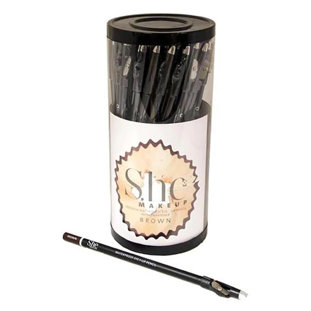 S.HE - Lip and Eye Liner Long Pencil w/Sharpener(Brown)