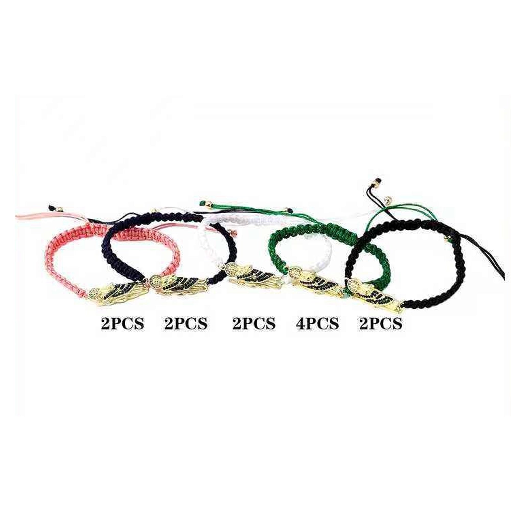 Religious Charm Macramé Bracelet – San Judas Tadeo Protection Jewelry (LRB16A)