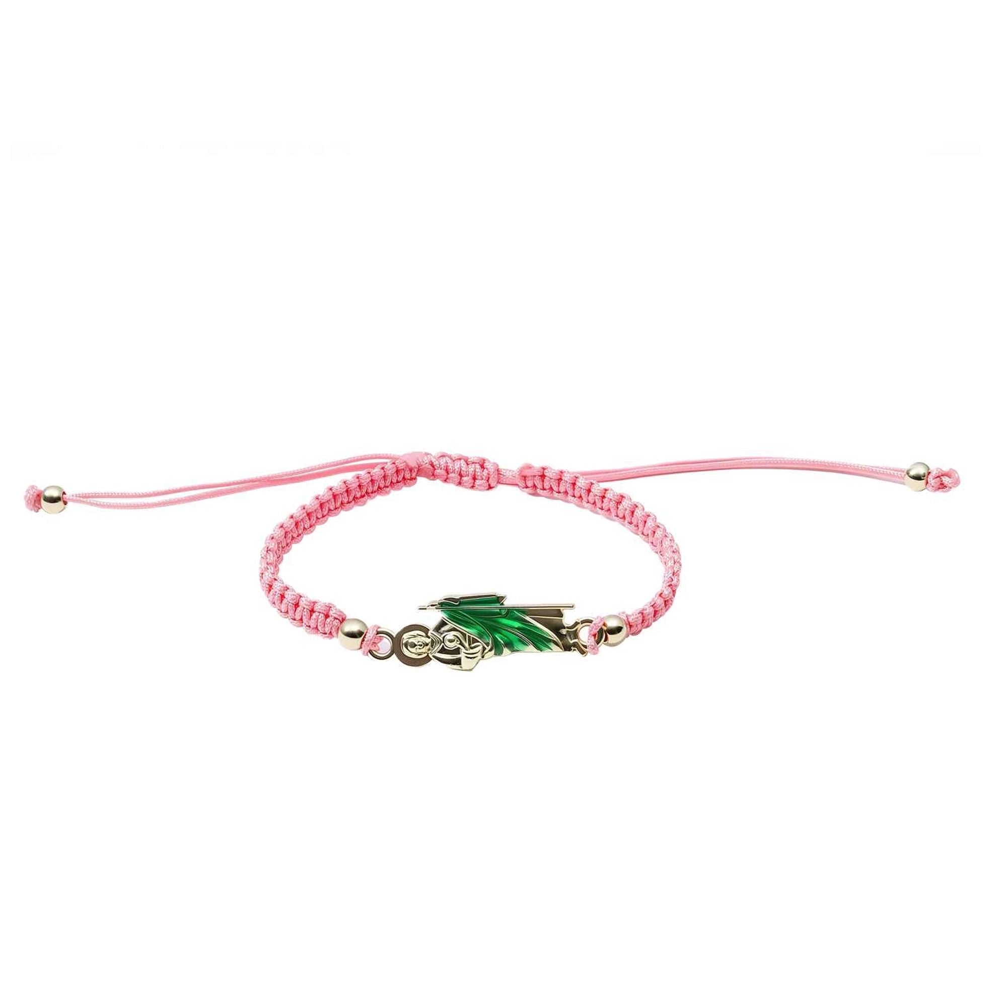 Handmade Religious Cord Bracelet with Saint Jude Medal and Green Palm – Adjustable Woven Protection Jewelry for Men and Women (LRB17A)