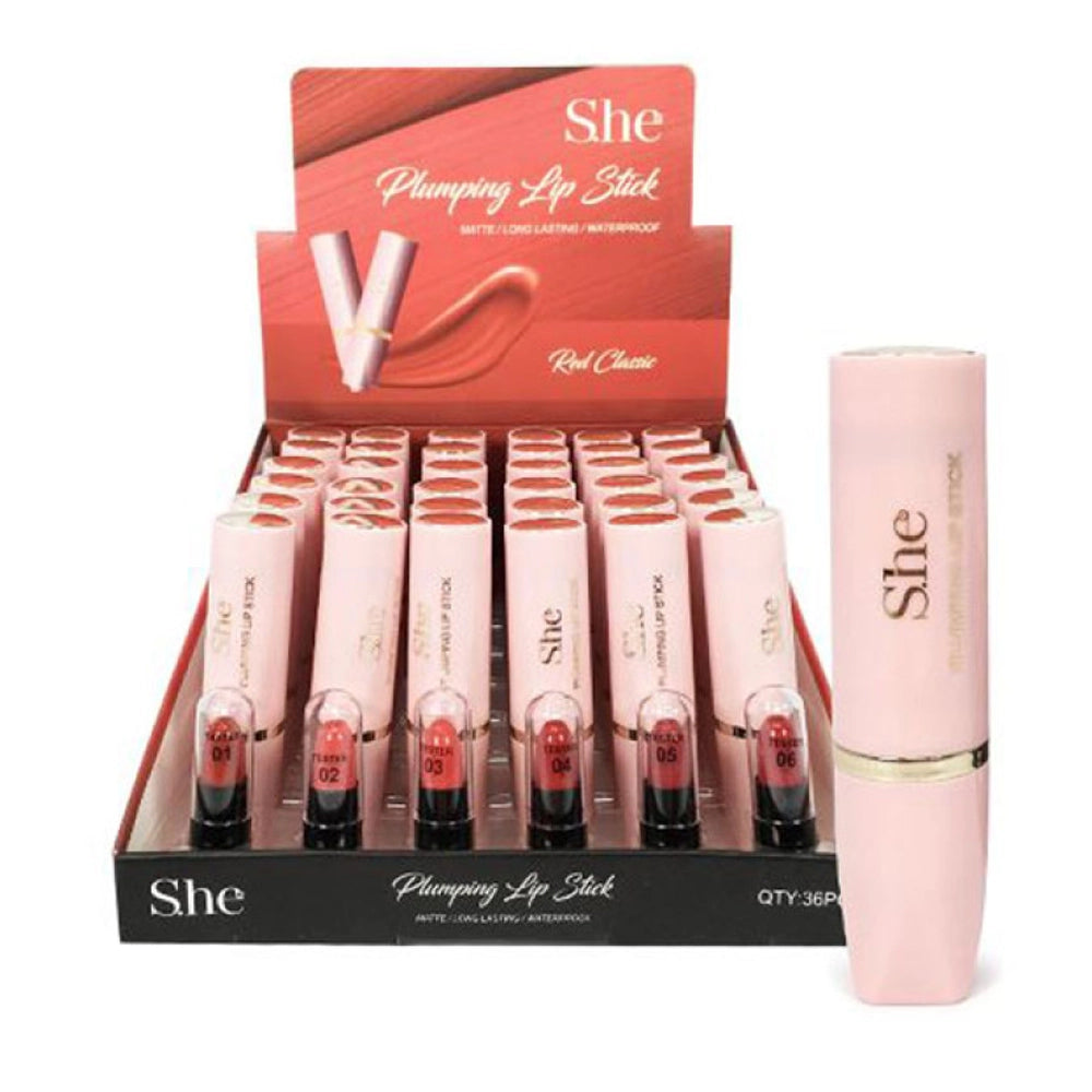 S.HE - Plumping Lip Stick (Red Tone)