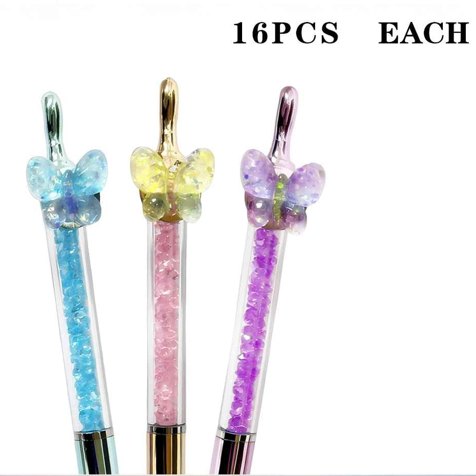 Sparkling Butterfly Crystal Writing Pens (LST20A)