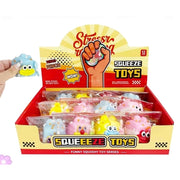 Cute Monster Squeeze Stress Relief Toys (5cm) – 12 Pack Funny Squishy Sensory Fidget Toys for Kids & Adults (LT157)