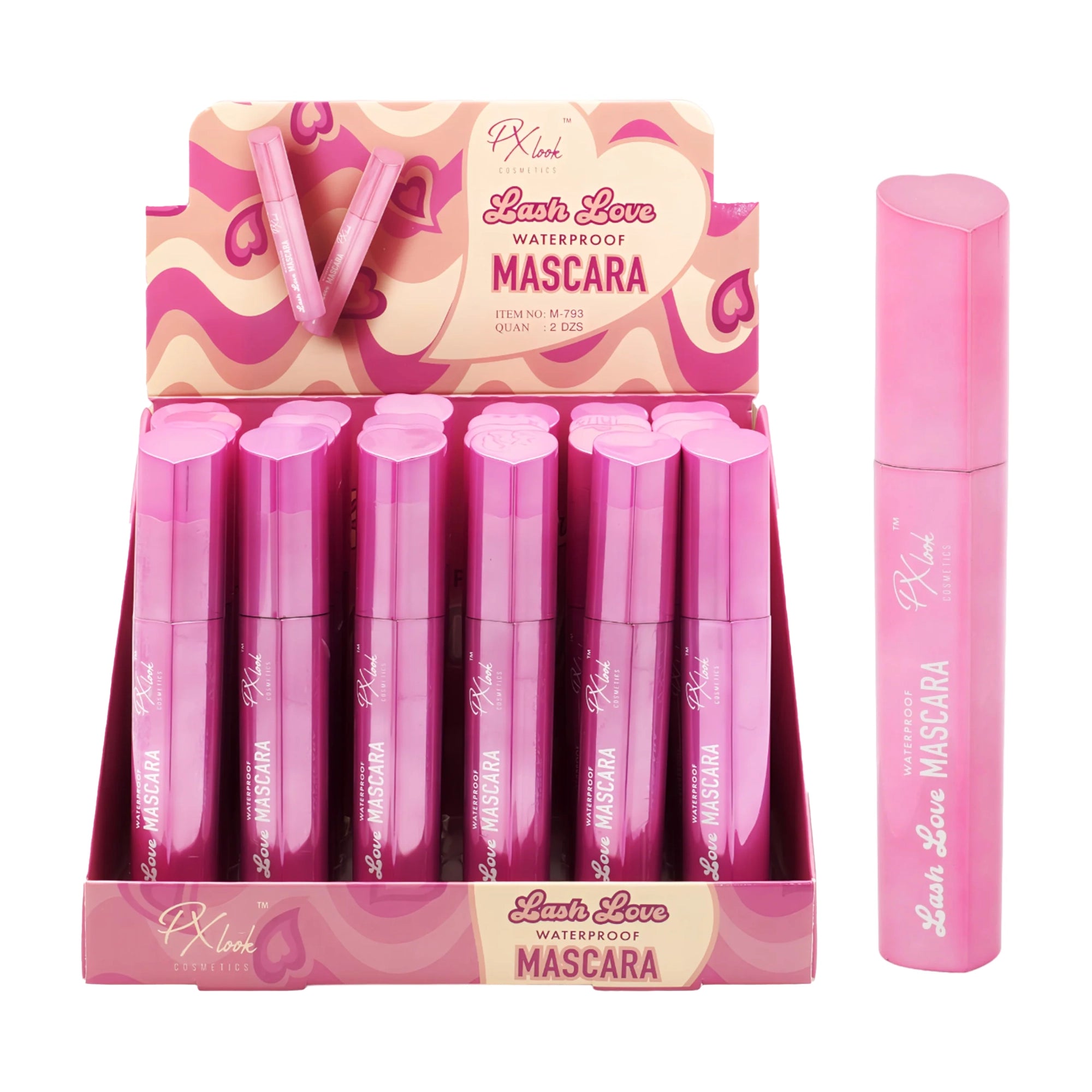 Prolux - Look Lash Love Waterproof Mascara Display Set
