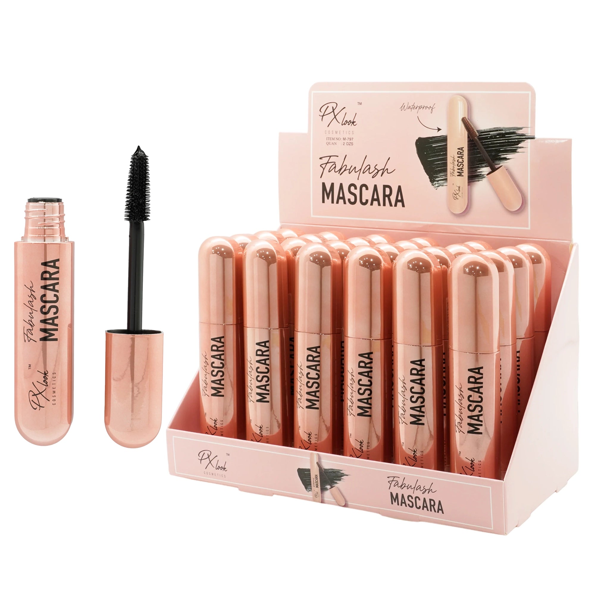 Prolux - Look Fabulash Waterproof Mascara – Volumizing & Lengthening