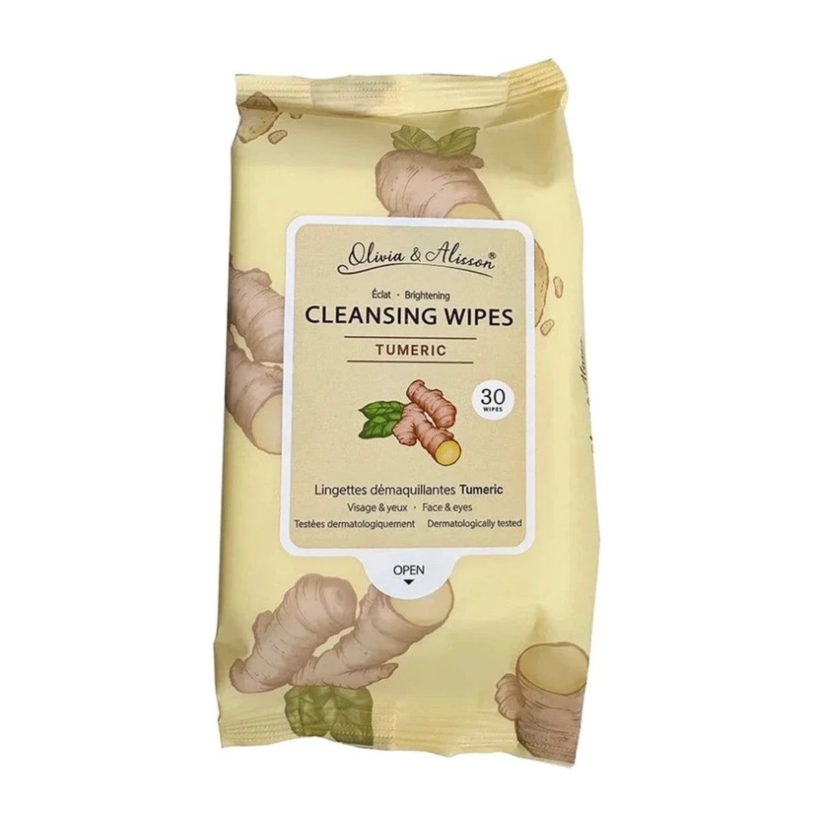 S.HE - Olivia & Alison Turmeric Brightening Makeup Cleansing Wipes