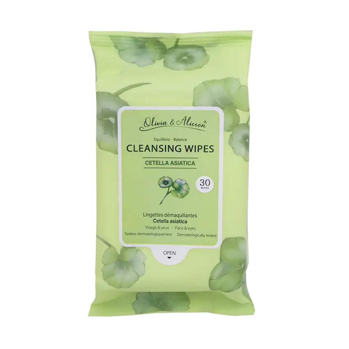 S.HE - Olivia & Alison Soothing Centella Asiatica Facial Cleansing Wipes (30 Wipes)