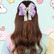 awaii Avocado Print Mega Hair Bow Clip - 6-Pack