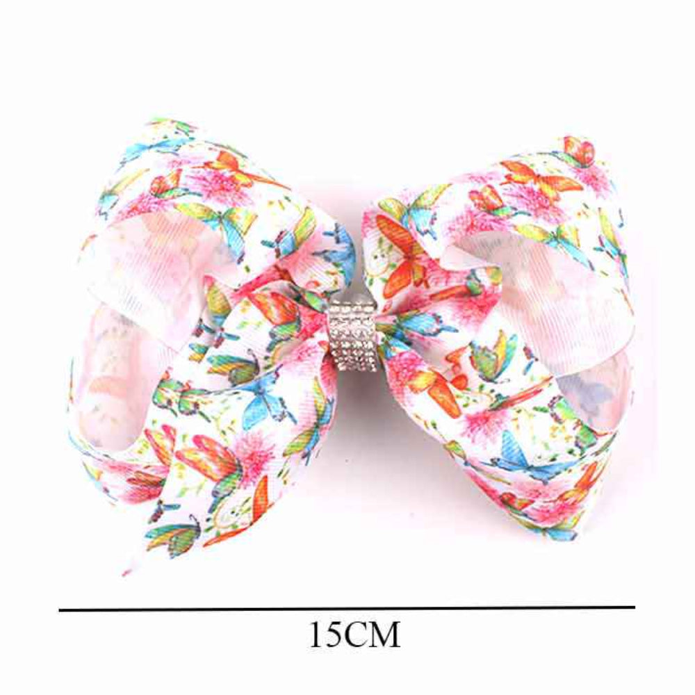 Sparkle & Flutter Jumbo Butterfly Bow Clip