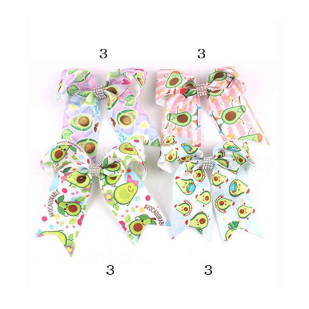 Avocado Dream 9cm Hair Bow Clip