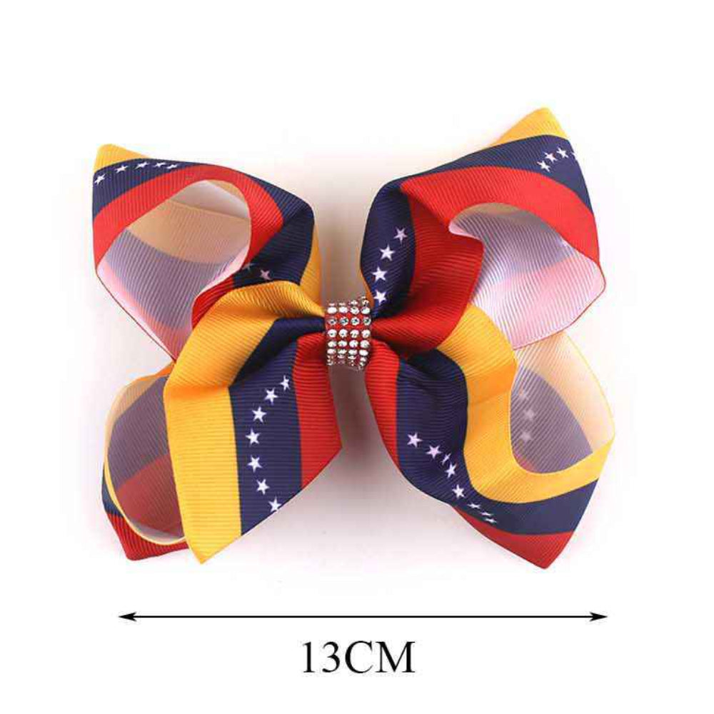 Patriotic Spirit 13cm Statement Hair Bow