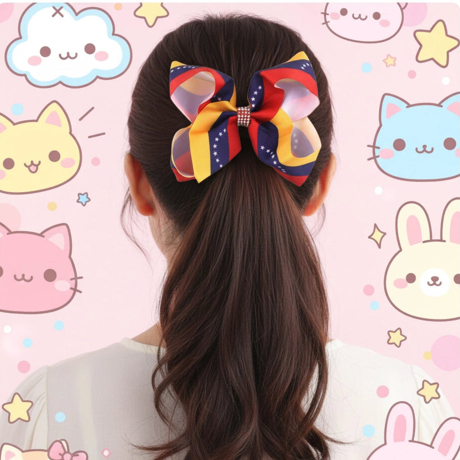 Patriotic Spirit 13cm Statement Hair Bow