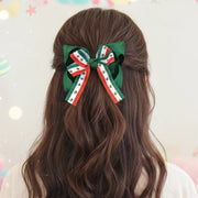 MX Viva México! Flag Ribbon Hair Bow Clip