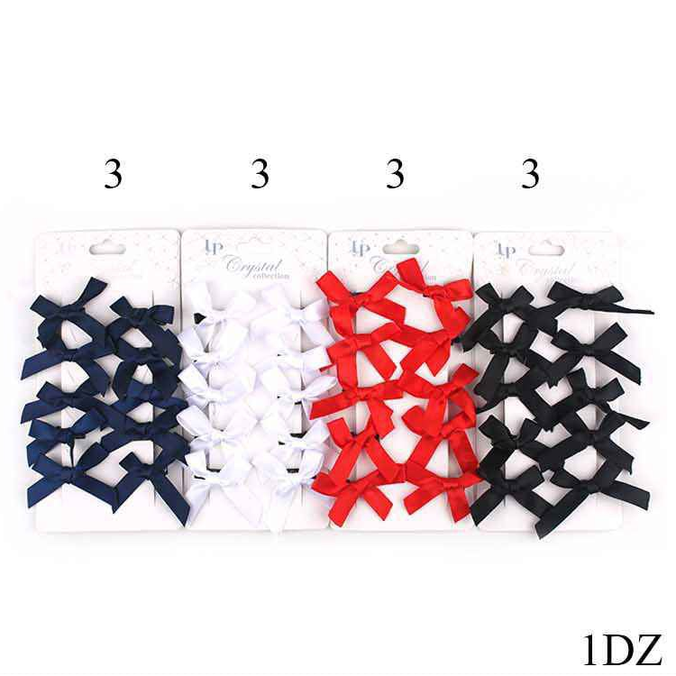 Patriotic Pop: Red, White & Navy Mini Bow Clip Set