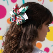 umbo Mexican Flag Print Hair Bow Clip (18cm)