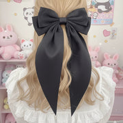 The Black Widow: XXL 38cm Statement Bow Clip