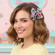 Chic Cartoon Cutie Hair Bow Clip - 9cm Playful Accessory