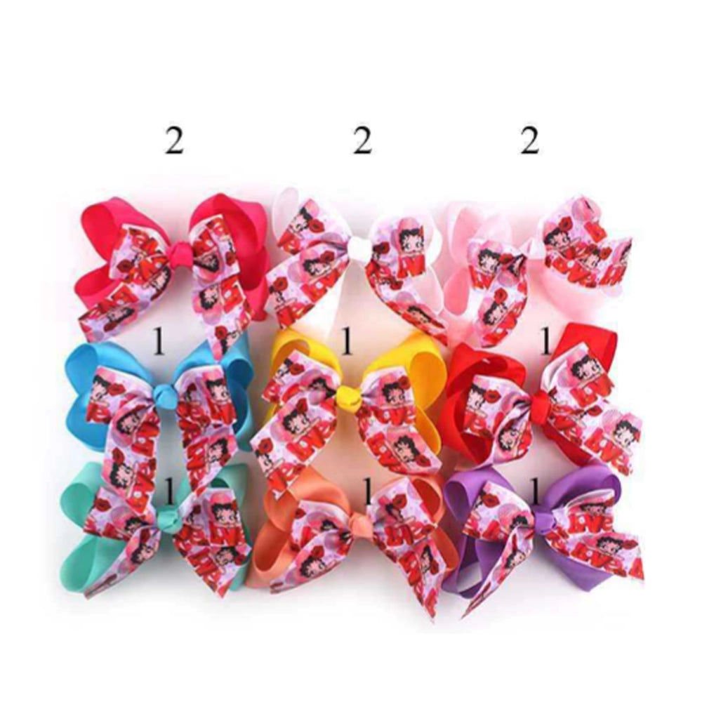 Retro Glamour Jumbo Hair Bow Clip (15cm)