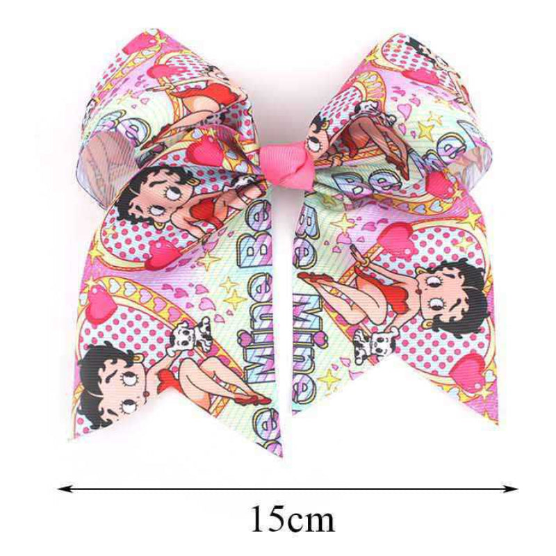 Retro Darling Jumbo Bow Clip - 15cm Statement Hair Accessory
