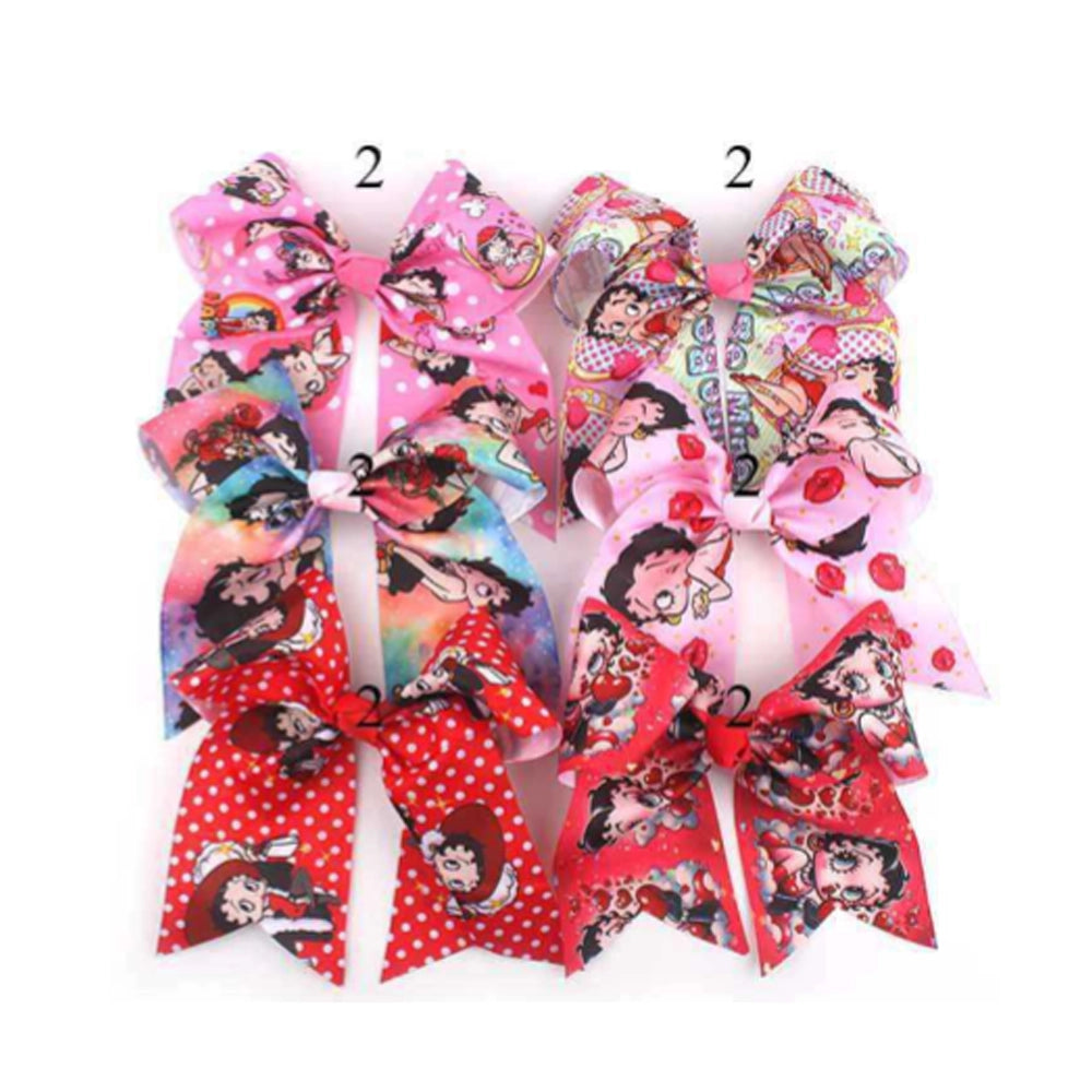 Retro Darling Jumbo Bow Clip - 15cm Statement Hair Accessory