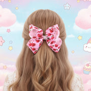 Oversized 15cm Pink Cherry Dazzle Bow