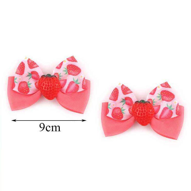 weet Strawberry Delight Hair Bow Clip