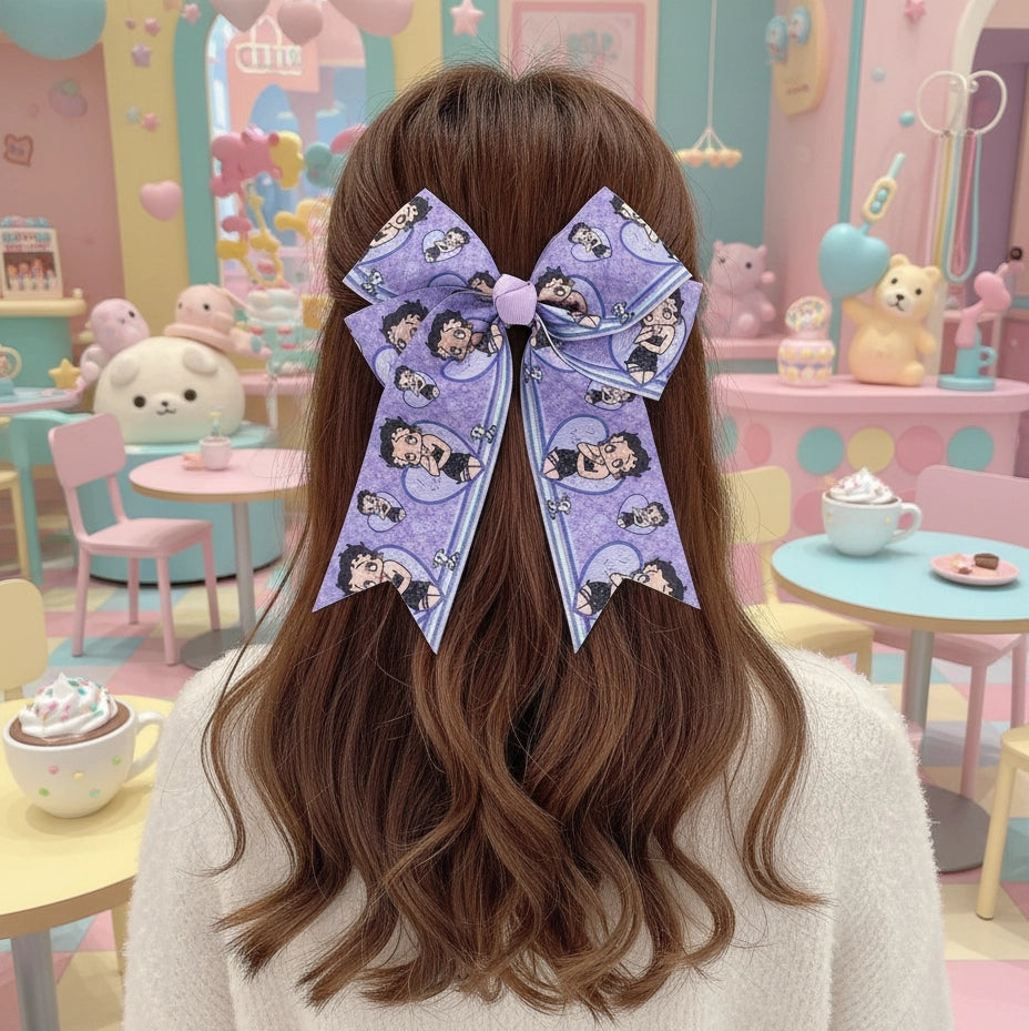 Vintage Vixen Pin-Up Style Hair Bow Clip (18cm)