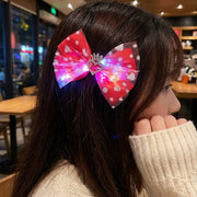 Large 15cm Heart & Crown Princess Hair Bow (MKC-5123)