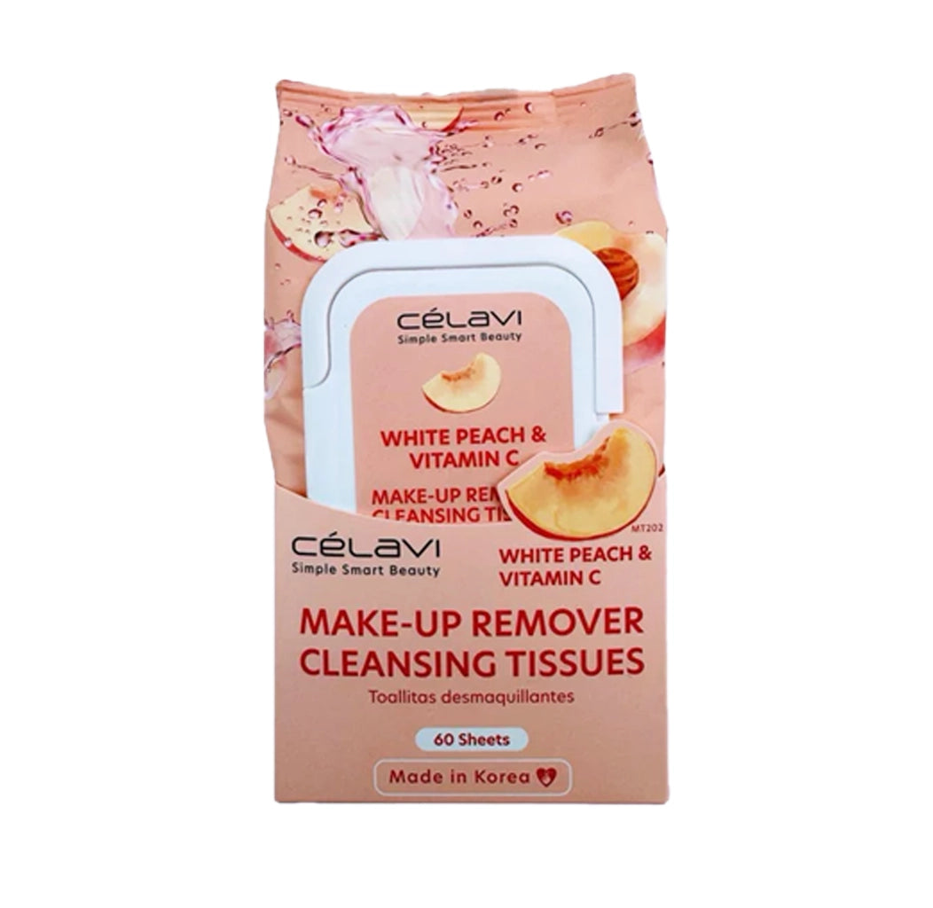 Célavi - White Peach & Vitamin C Make-up Remover Cleansing Tissues