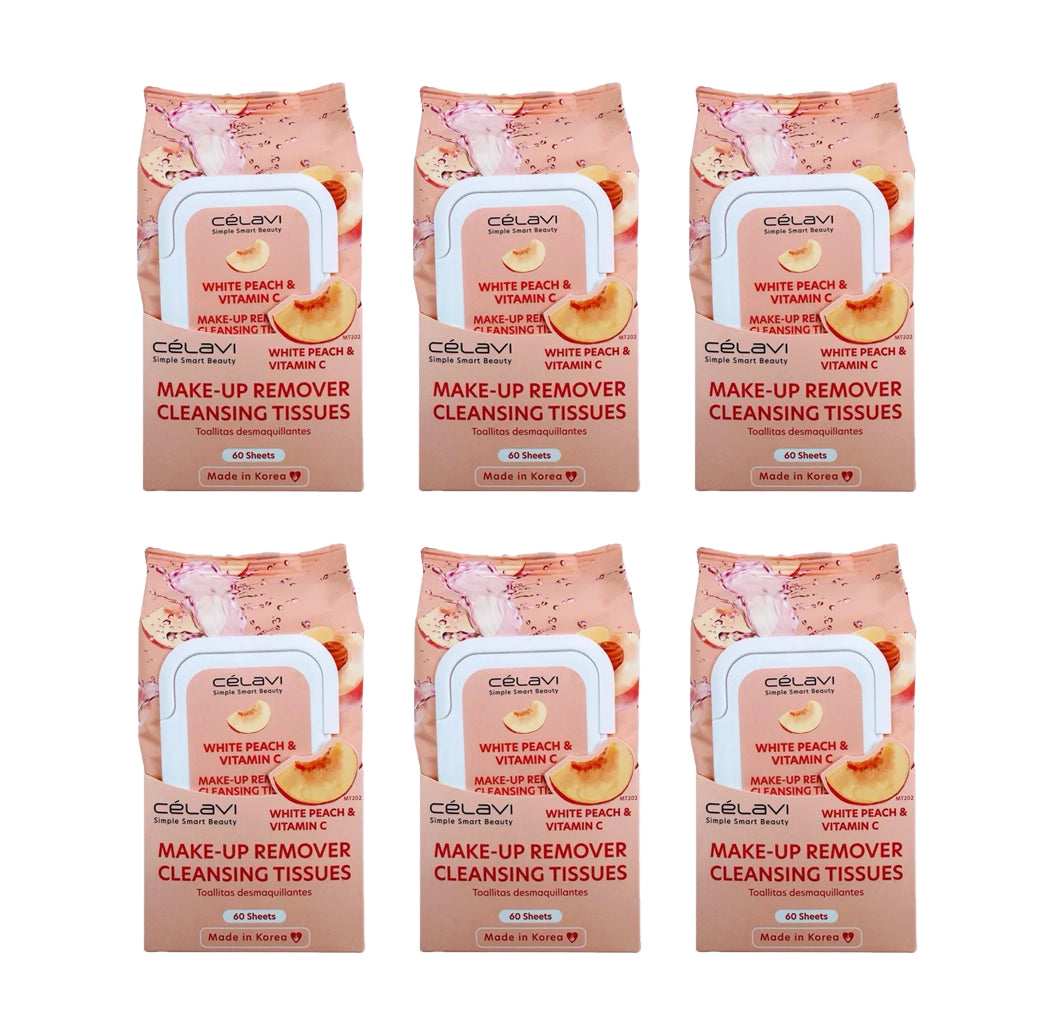 Célavi - White Peach & Vitamin C Make-up Remover Cleansing Tissues