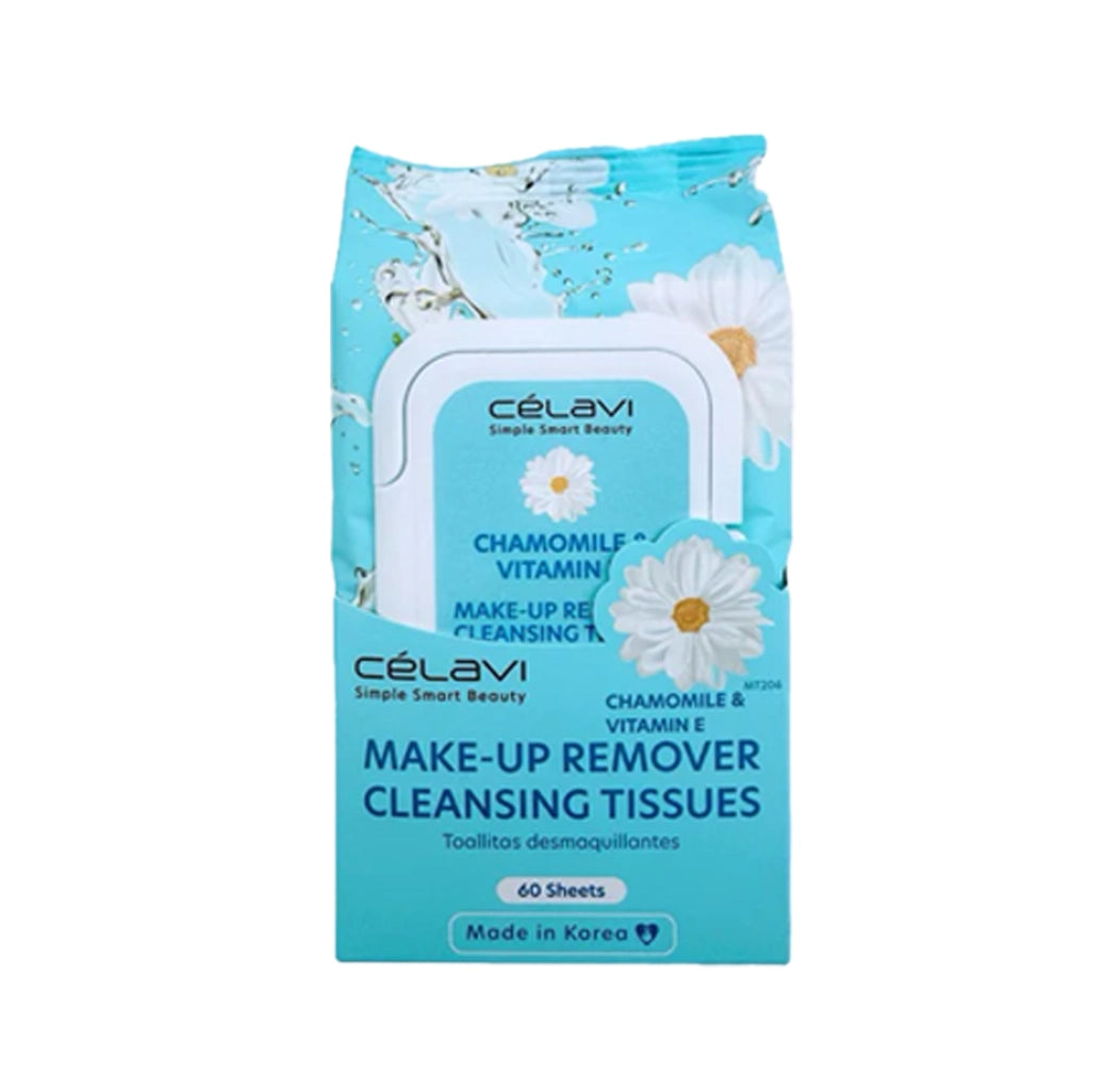 Célavi - Chamomile & Vitamin E Makeup Remover Cleansing Tissues