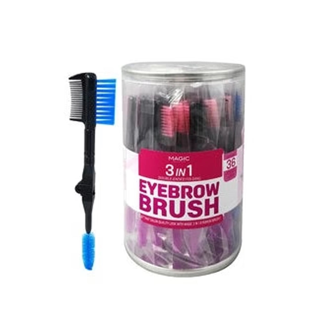 Magic - 3-in-1 Eyebrow Brush – Shape, Define & Perfect Your Brows Effortlessly