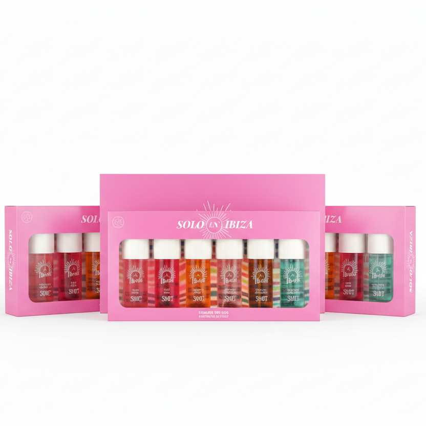 SOLO EN IBIZA Body Mist Collection Set (6PCS x 90ml/3.4oz) - Premium Fragrance Gift Set