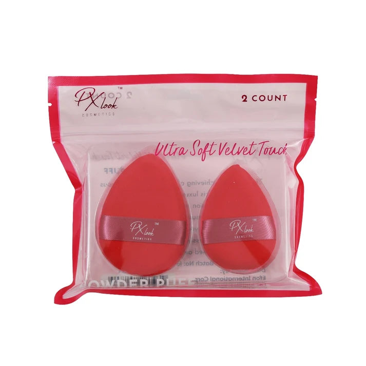 Prolux - Ultra Soft Velvet Touch Powder Puffs - HOT PINK