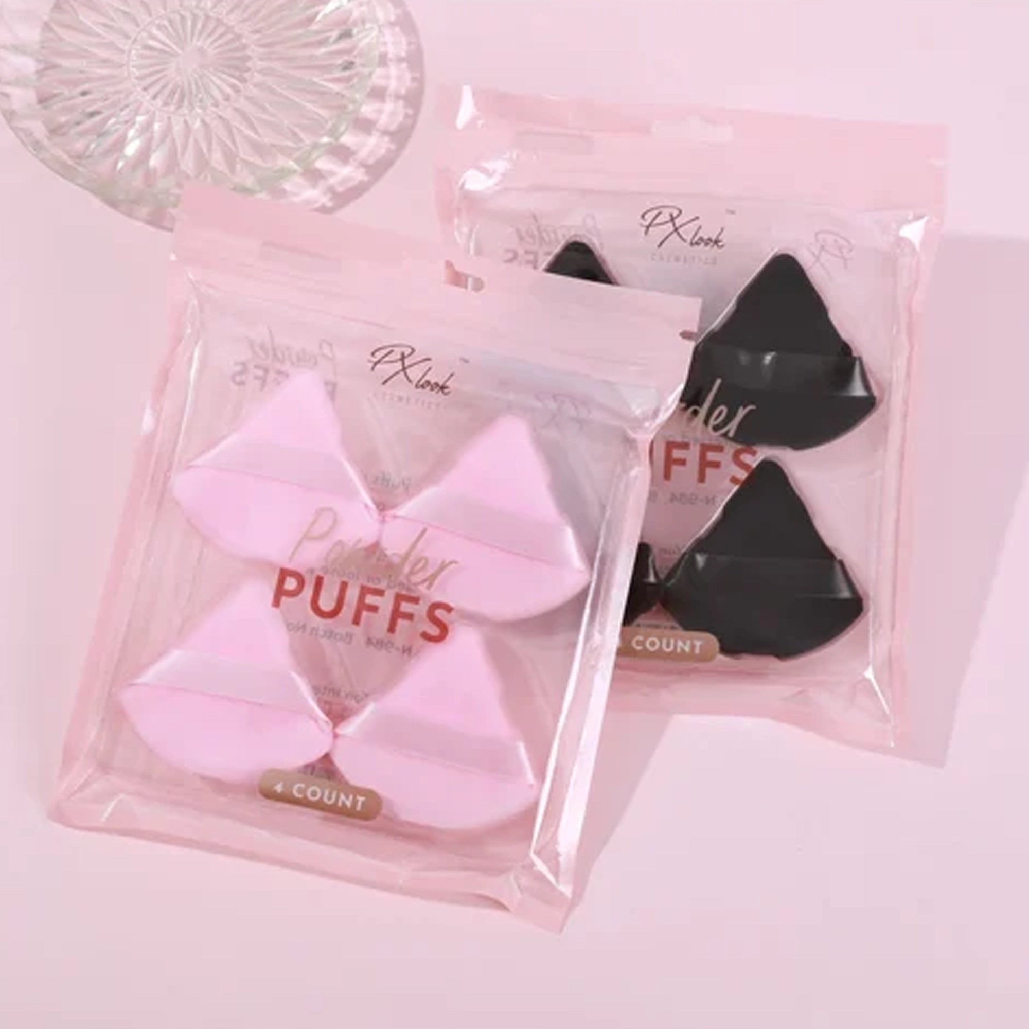 Prolux - Ultra Soft Velvet Touch Powder Puffs - PINK